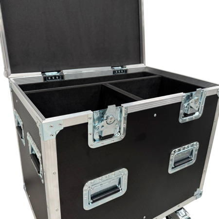 Twin Prolight elumen8 MP180 LED Fresnel Series Flightcase